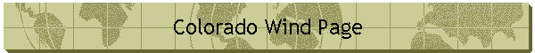 Colorado Wind Page